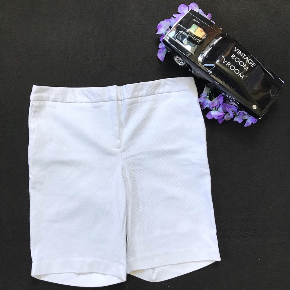 Mario Serrani NWOT White Tummy Control Shorts  6